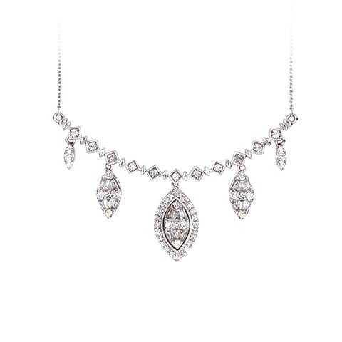 14K 0.83CT Diam Necklace