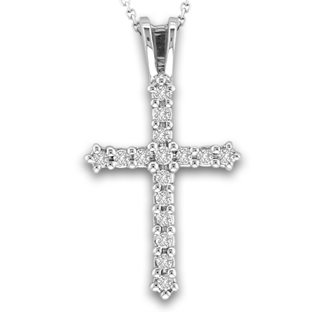 10K 0.16CT Diamond Pend.