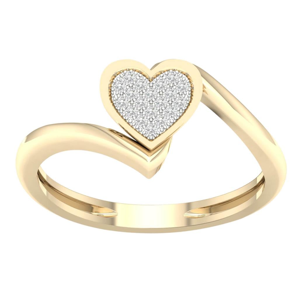 10K 0.06CT Diamond Ring