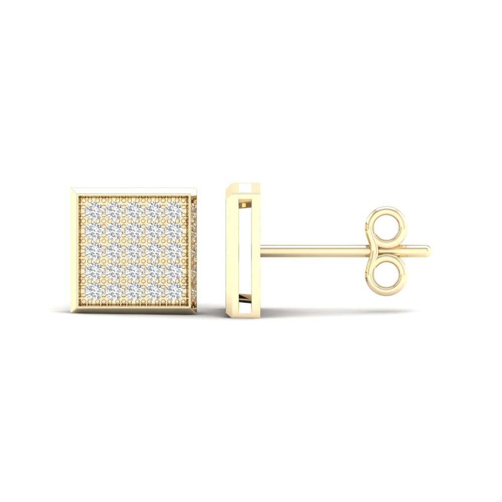 10K 0.15CT Diamond Earrings