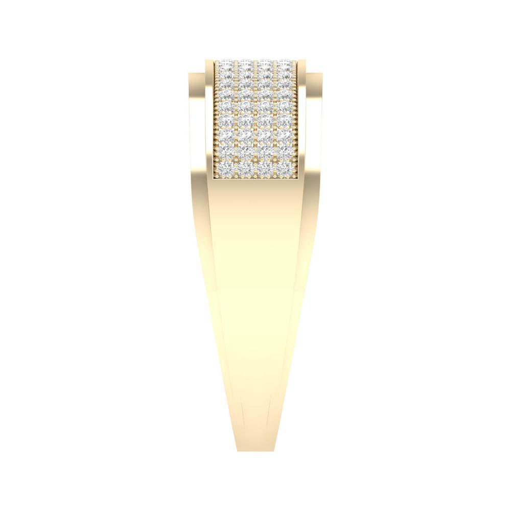 10K 0.30CT Mens Band