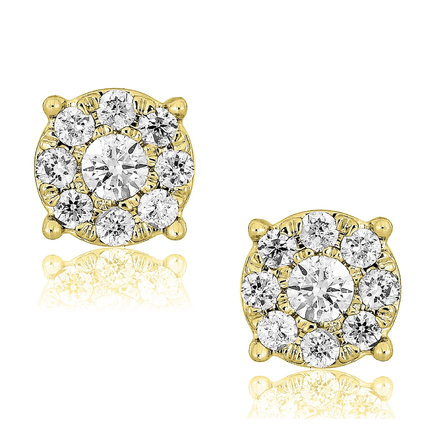 14K 0.50CT Diamond Earring