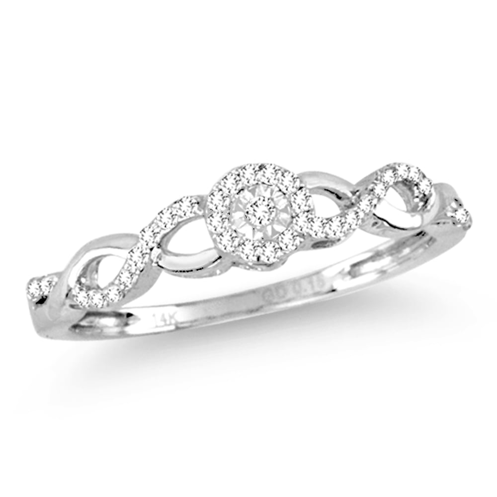 14K 0.16CT Diamond Ring