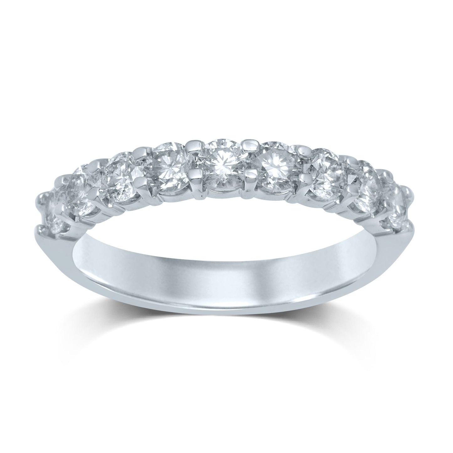14K 0.90CT Diamond Band (9 Diamond Stones)