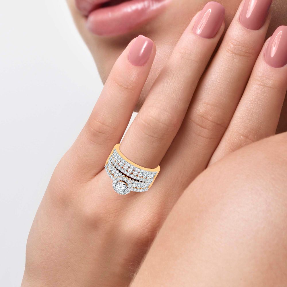 14K 3.01CT Diamond Trio Set