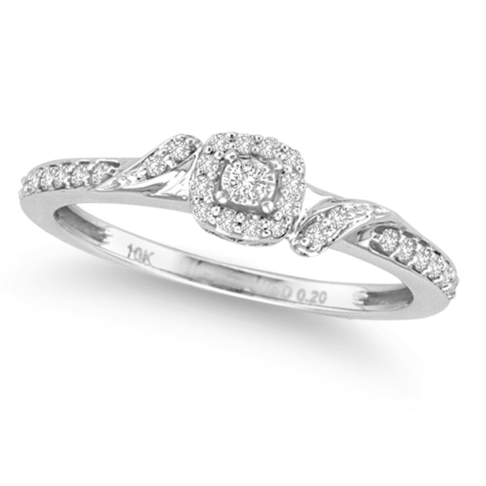 10K 0.20CT Diamond Ring