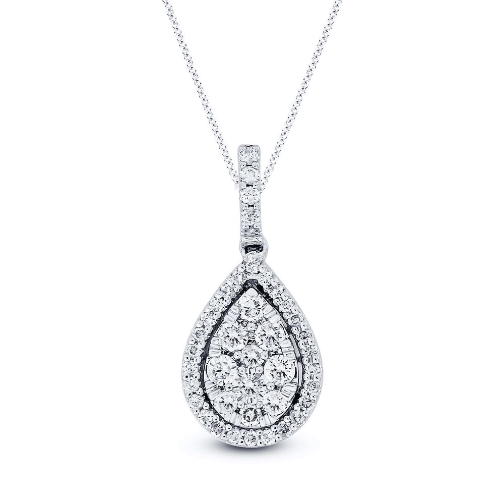14K 0.70CT Diamond Pendant
