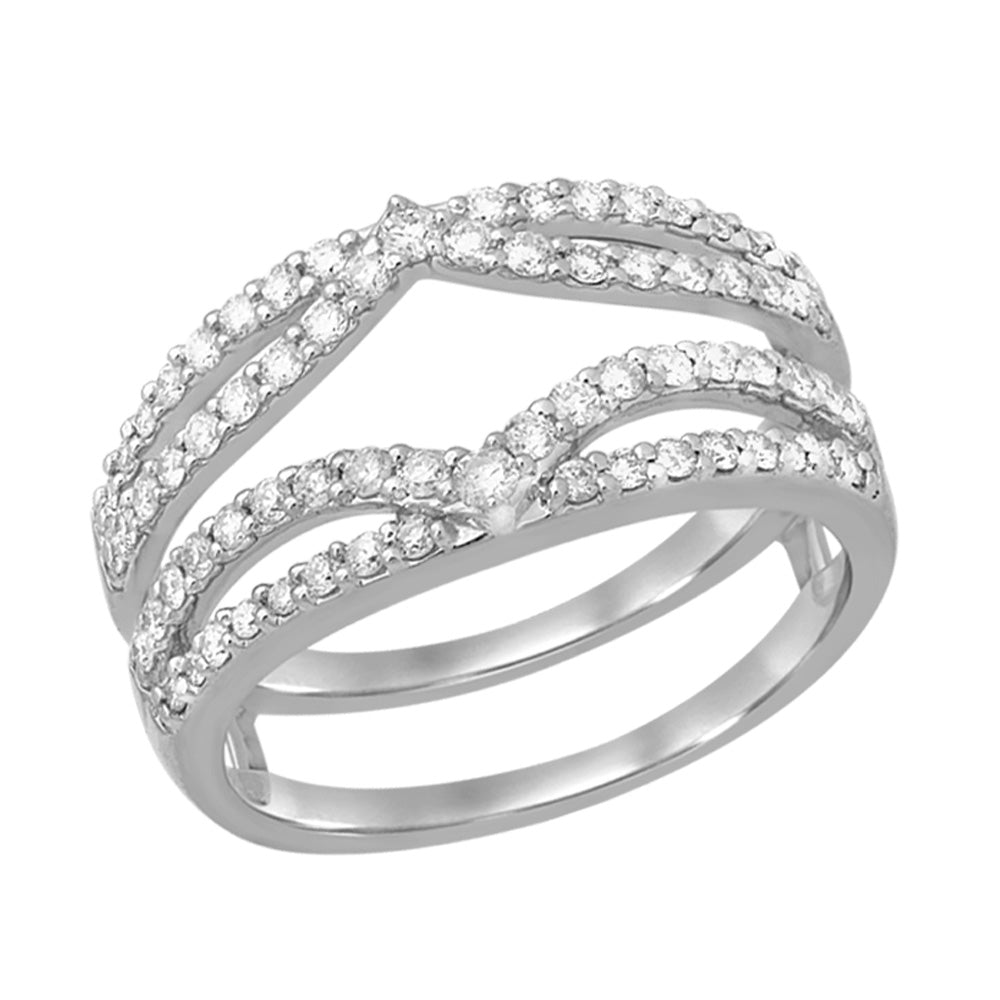 14K 0.62diamond Ring Guard