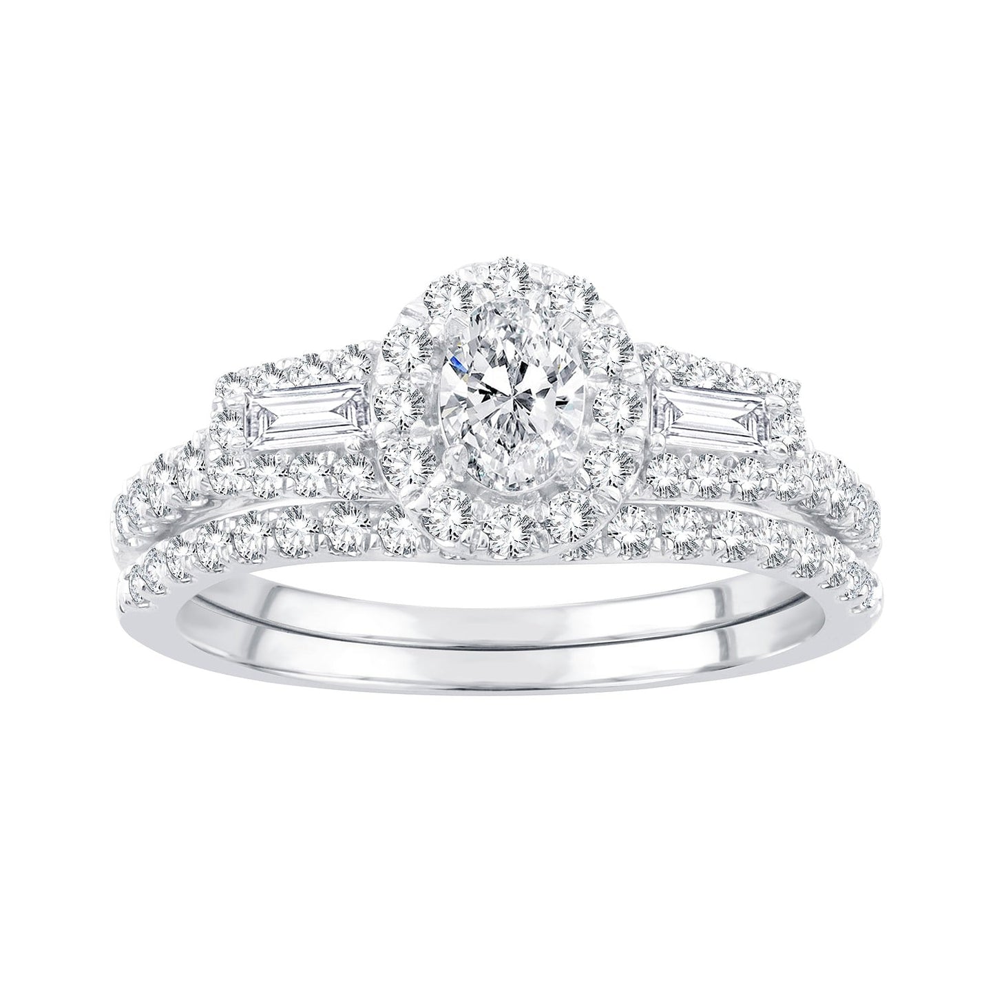 14K 1.00CT Diamond Bridal Ring
