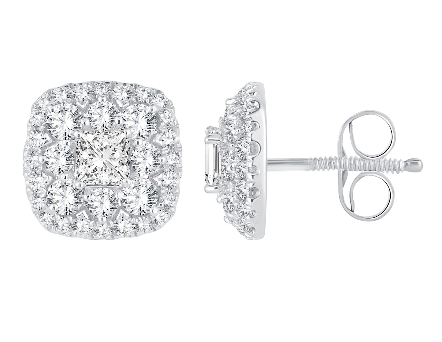 14K 0.76CT Diamond Earring