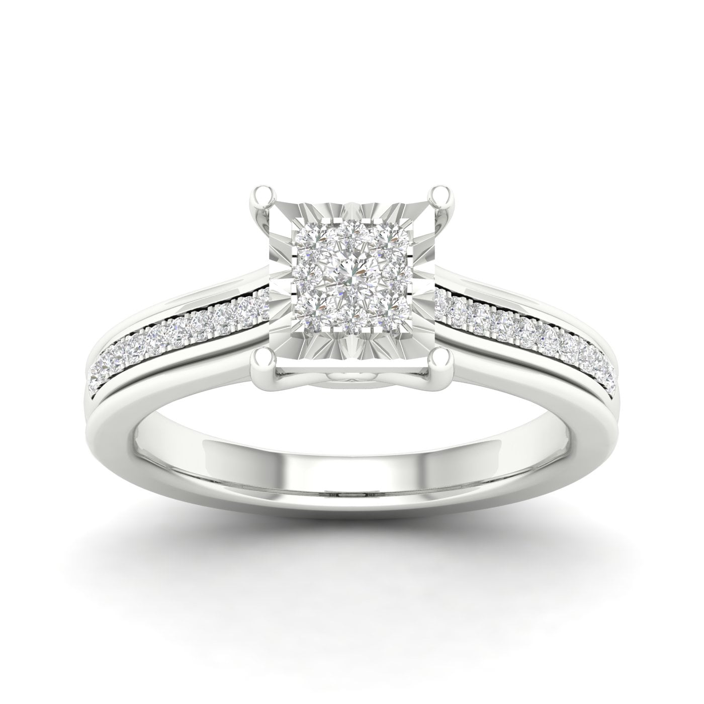 10K 0.25CT Diamond Ring