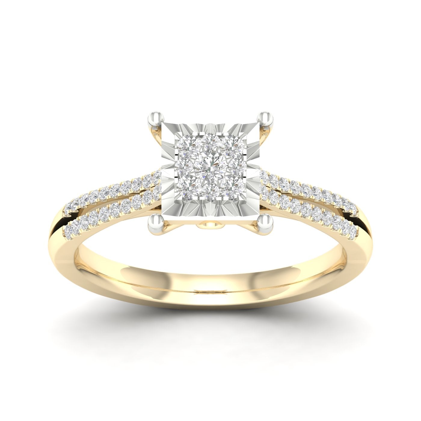 10K 0.25CT Diamond Ring