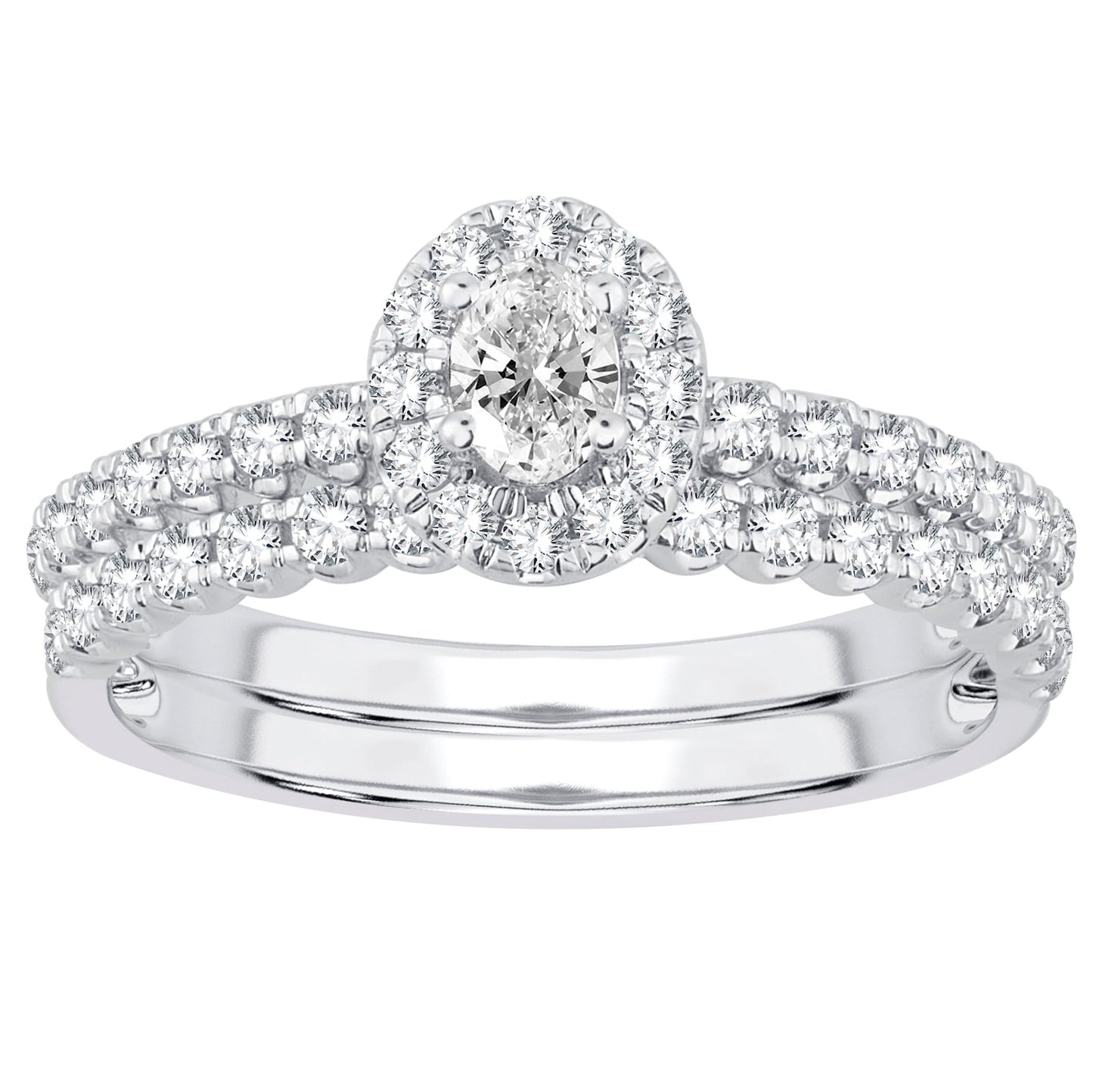 14K 0.73CT Diamond Bridal Ring