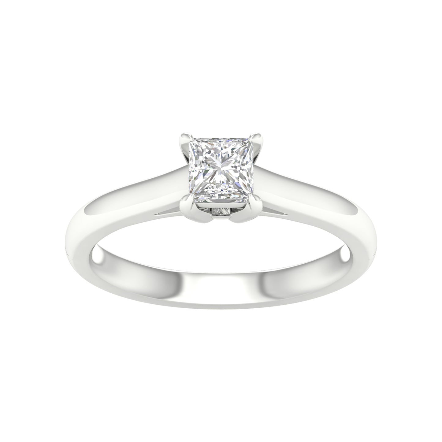 14K 0.50CT Certified Lab Grown Diamond Ring ( Igi Certified )