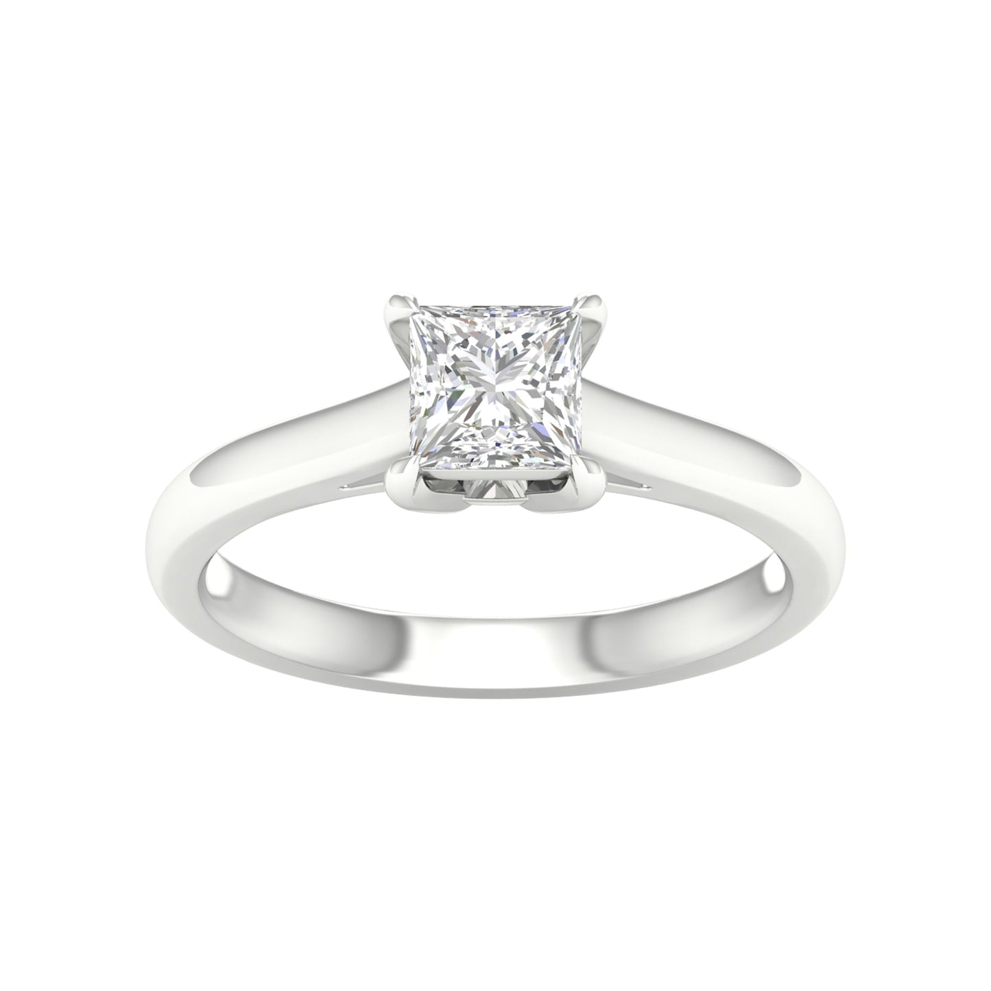 14K 1.00CT Certified Lab Grown Diamond Ring ( Igi Certified )