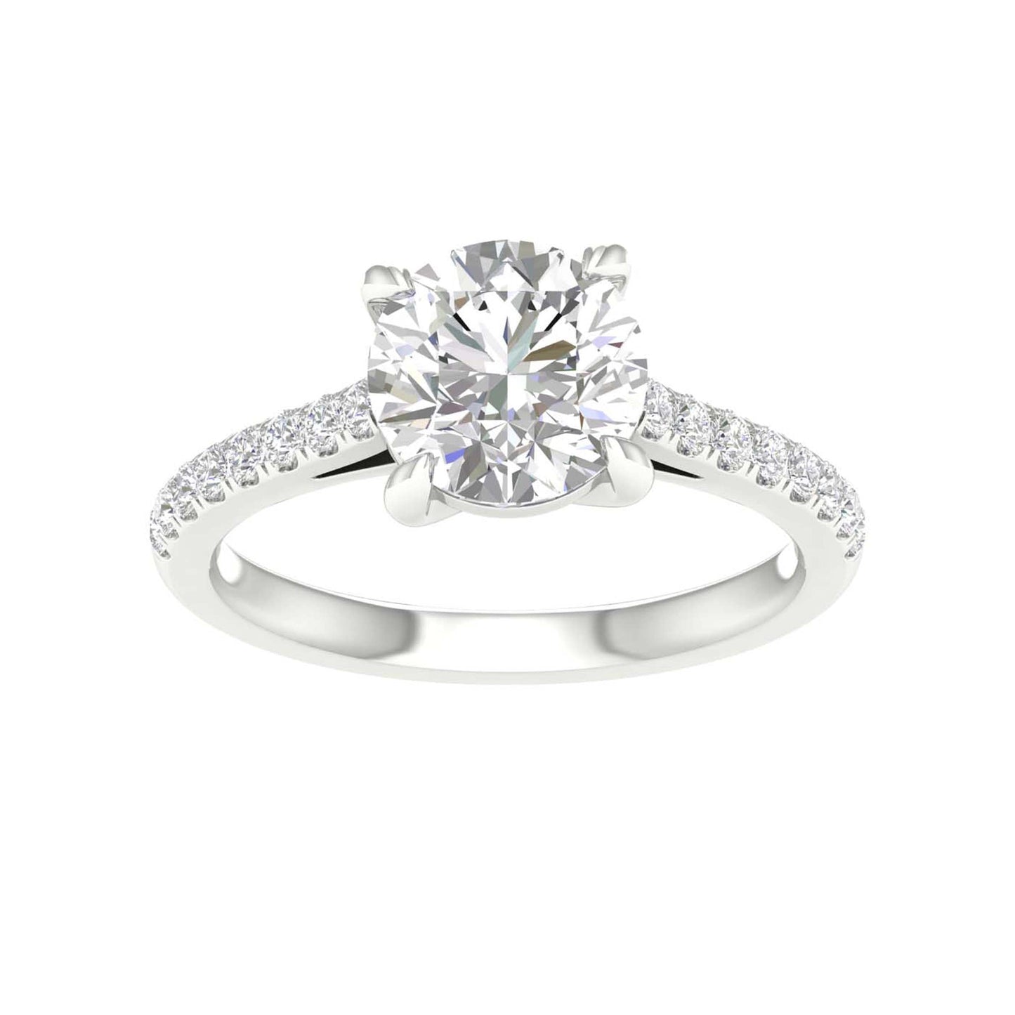 14K 2.25CT Certified Lab Grown Diamond Ring ( Igi Certified )