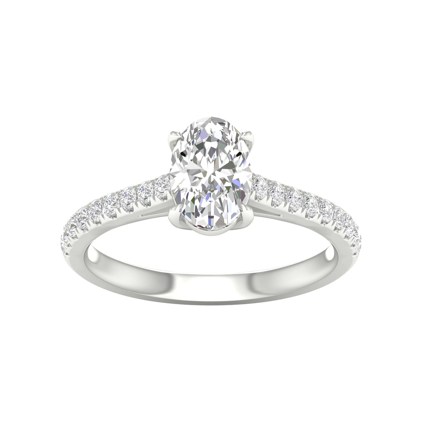 14K 1.75CT Certified Lab Grown Diamond Ring ( Igi Certified )