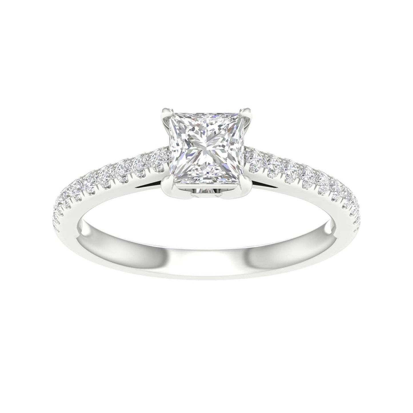 14K 1.25CT Certified Lab Grown Diamond Ring ( Igi Certified )