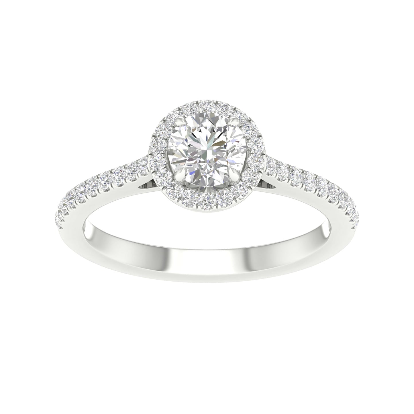 14K 1.00CT Certified Lab Grown Diamond Ring ( Igi Certified )