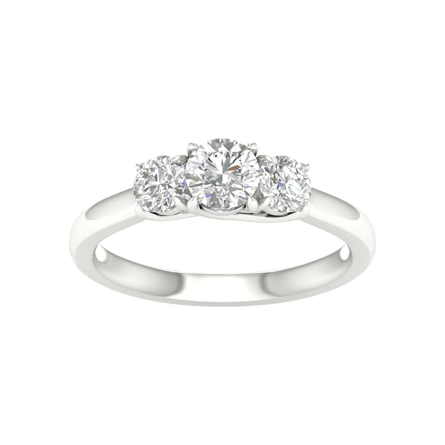 14K 1.00CT Certified Lab Grown Diamond Ring ( Igi Certified )