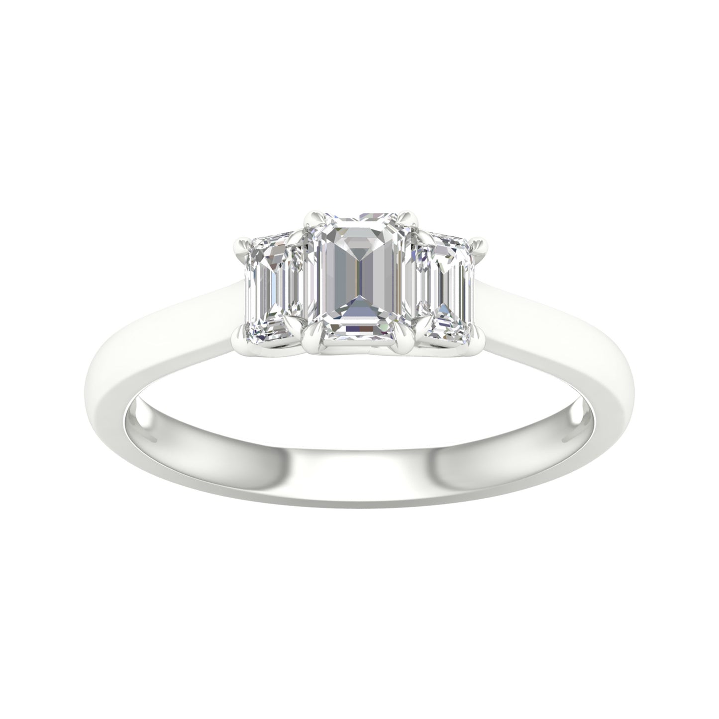 14K 1.00CT Certified Lab Grown Diamond Ring ( Igi Certified )