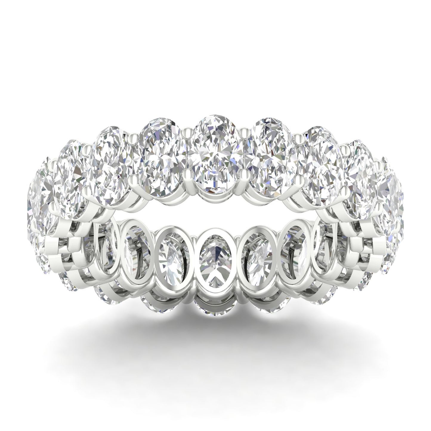 14K 5.00CT Certified Lab Grown Diamond Band ( Igi Certified )