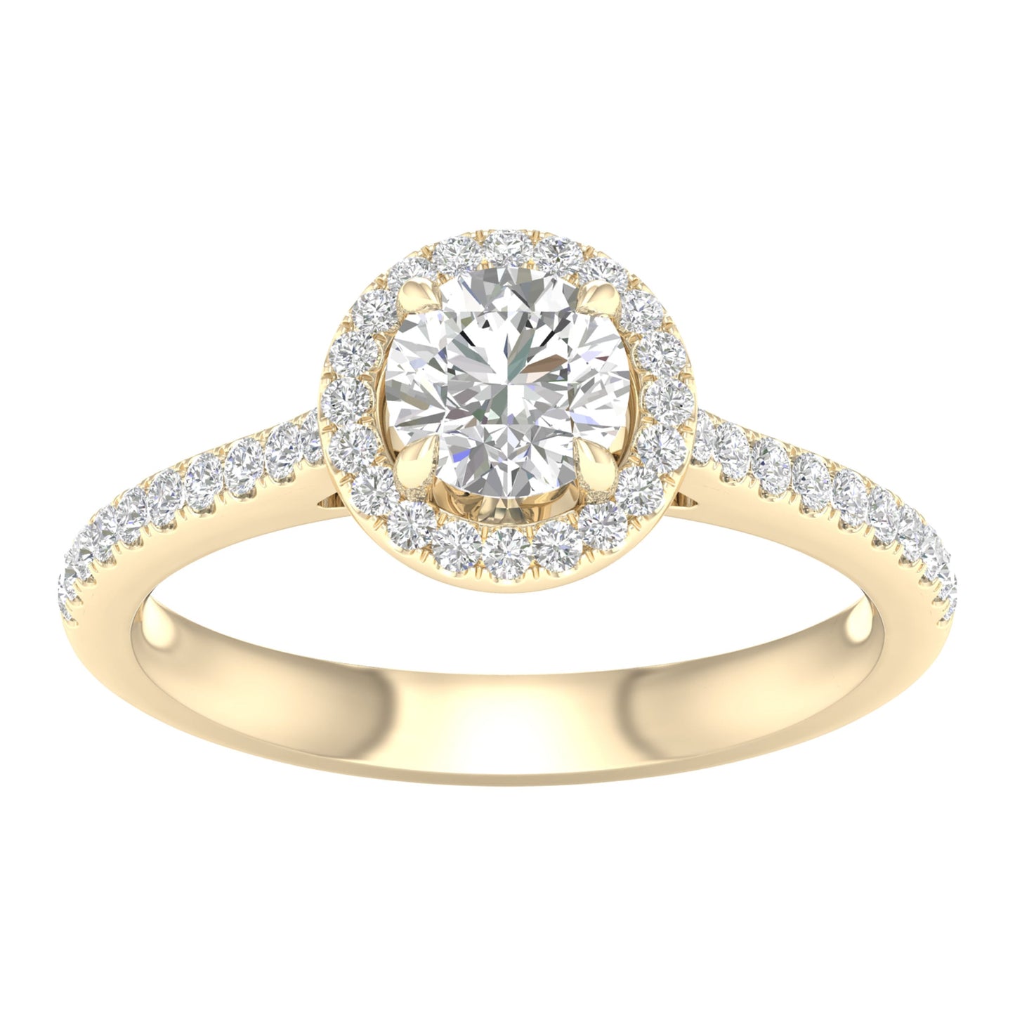 14K 1.25CT Certified Lab Grown Diamond Ring ( Igi Certified )