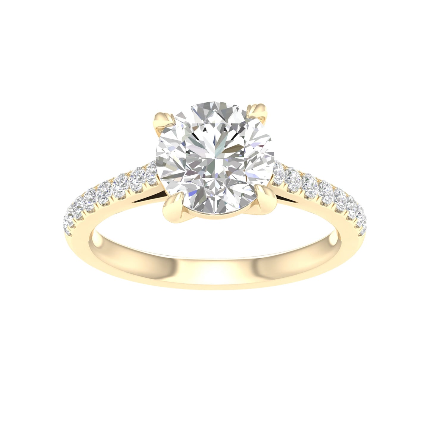 14K 2.25CT Certified Lab Grown Diamond Ring ( Igi Certified )