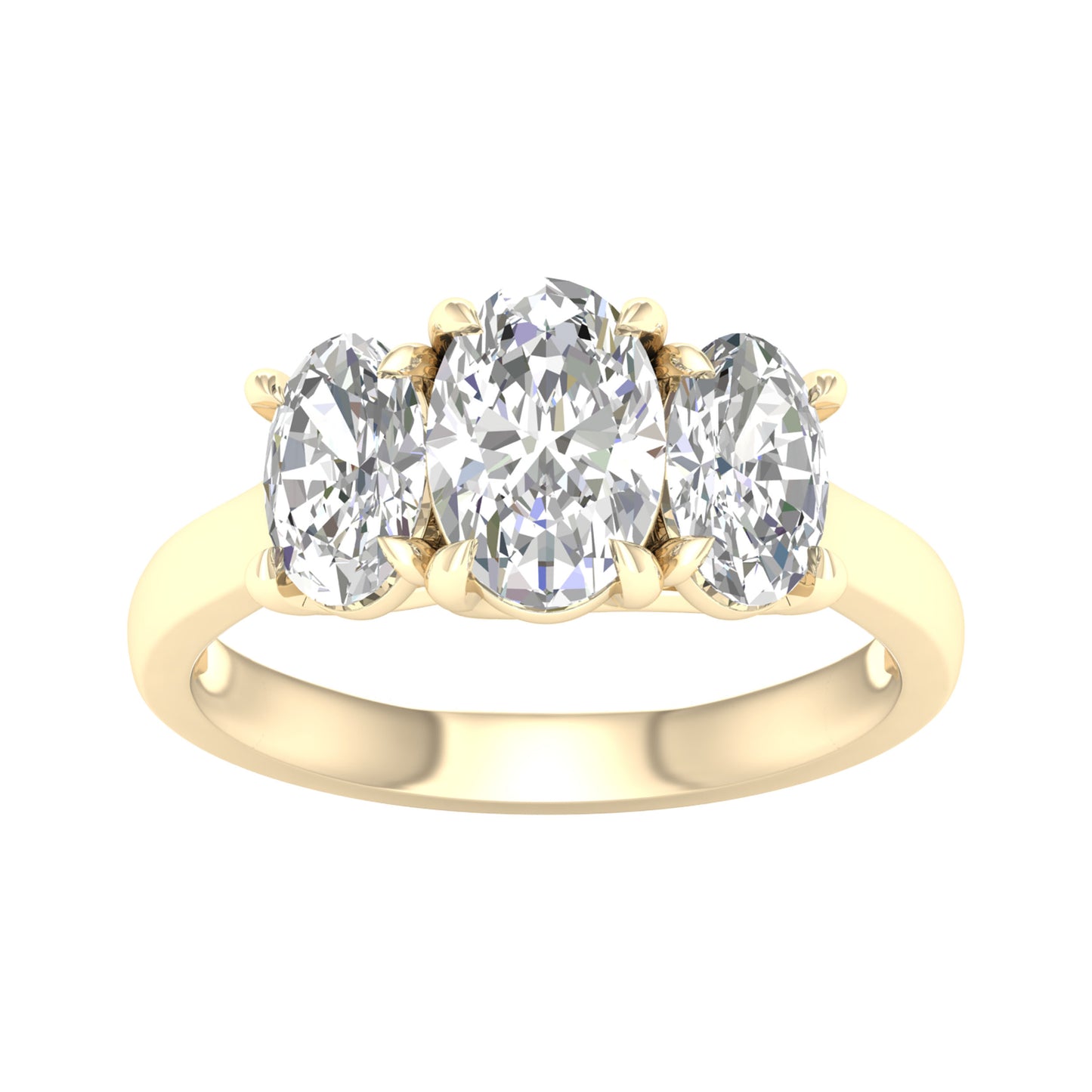 14K 3.00CT Certified Lab Grown Diamond Ring ( Igi Certified )