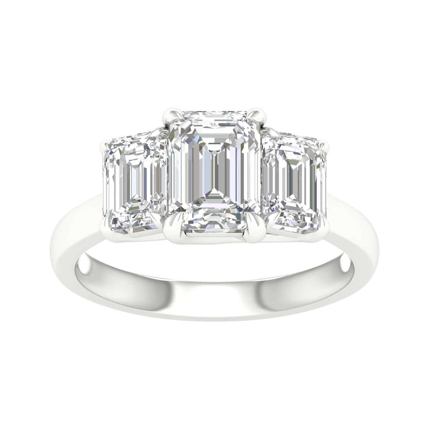 14K 3.00CT Certified Lab Grown Diamond Ring ( Igi Certified )