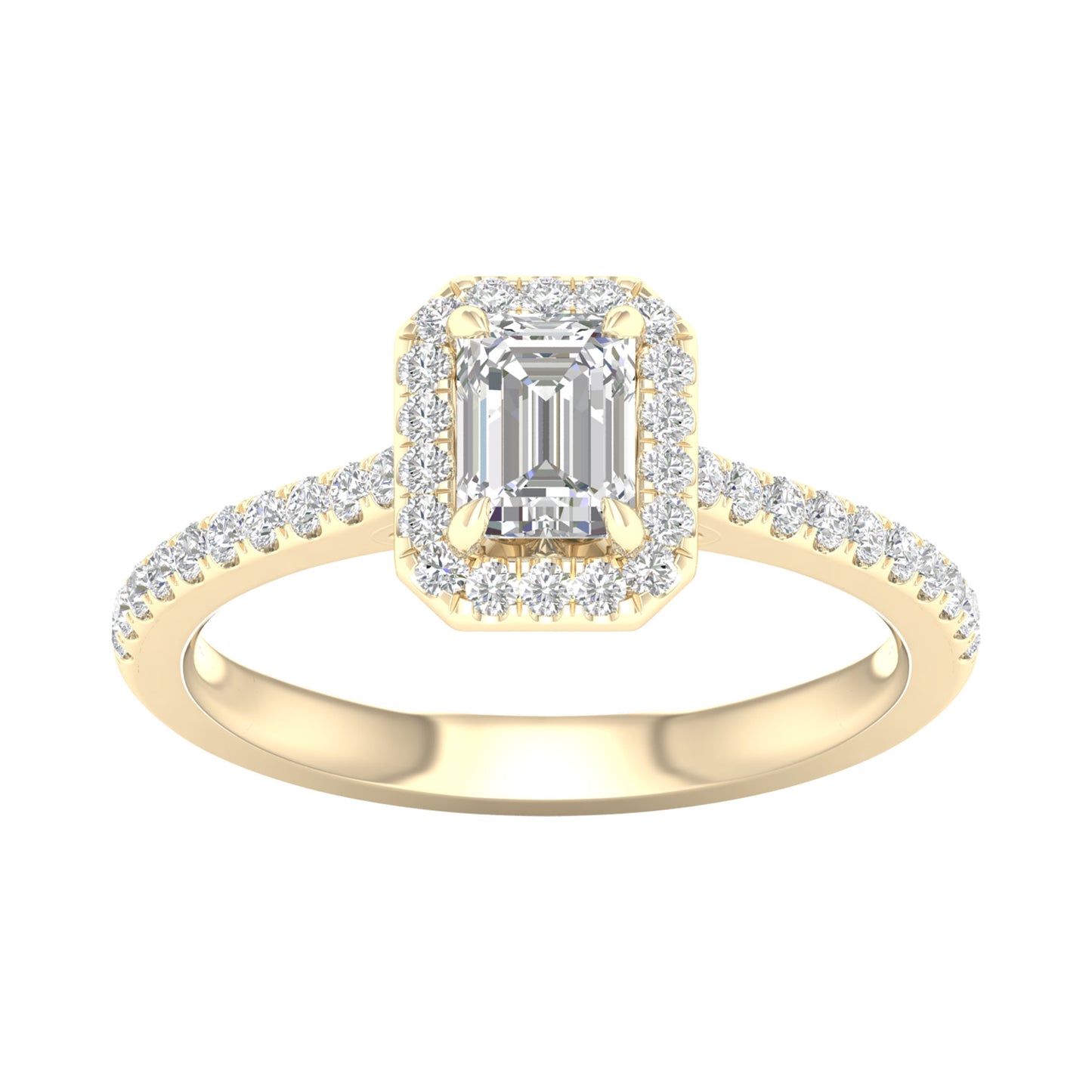 14K 1.00CT Certified Lab Grown Diamond Ring ( Igi Certified )