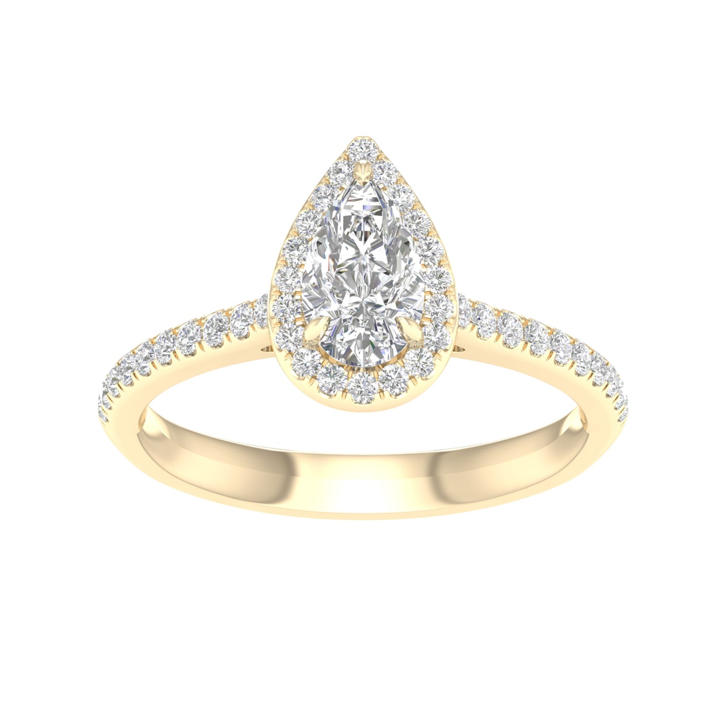 14K 1.00CT Certified Lab Grown Diamond Ring ( Igi Certified )