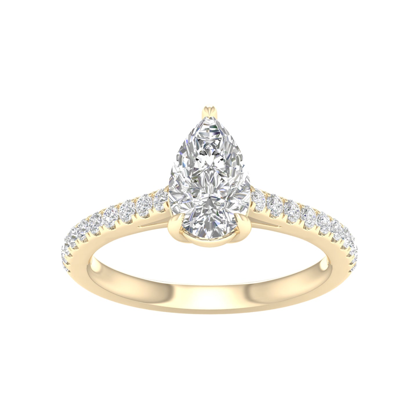 14K 1.25CT Certified Lab Grown Diamond Ring ( Igi Certified )