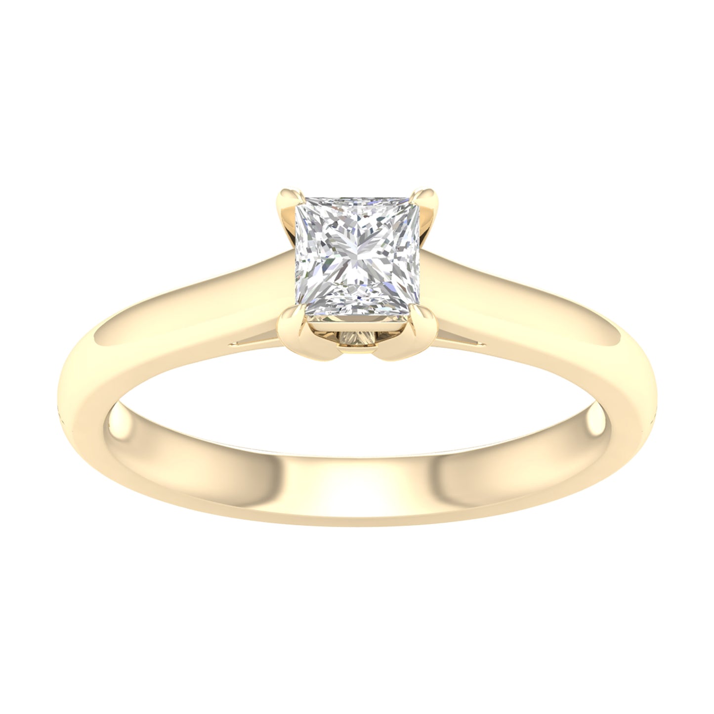 14K 0.50CT Certified Lab Grown Diamond Ring ( Igi Certified )