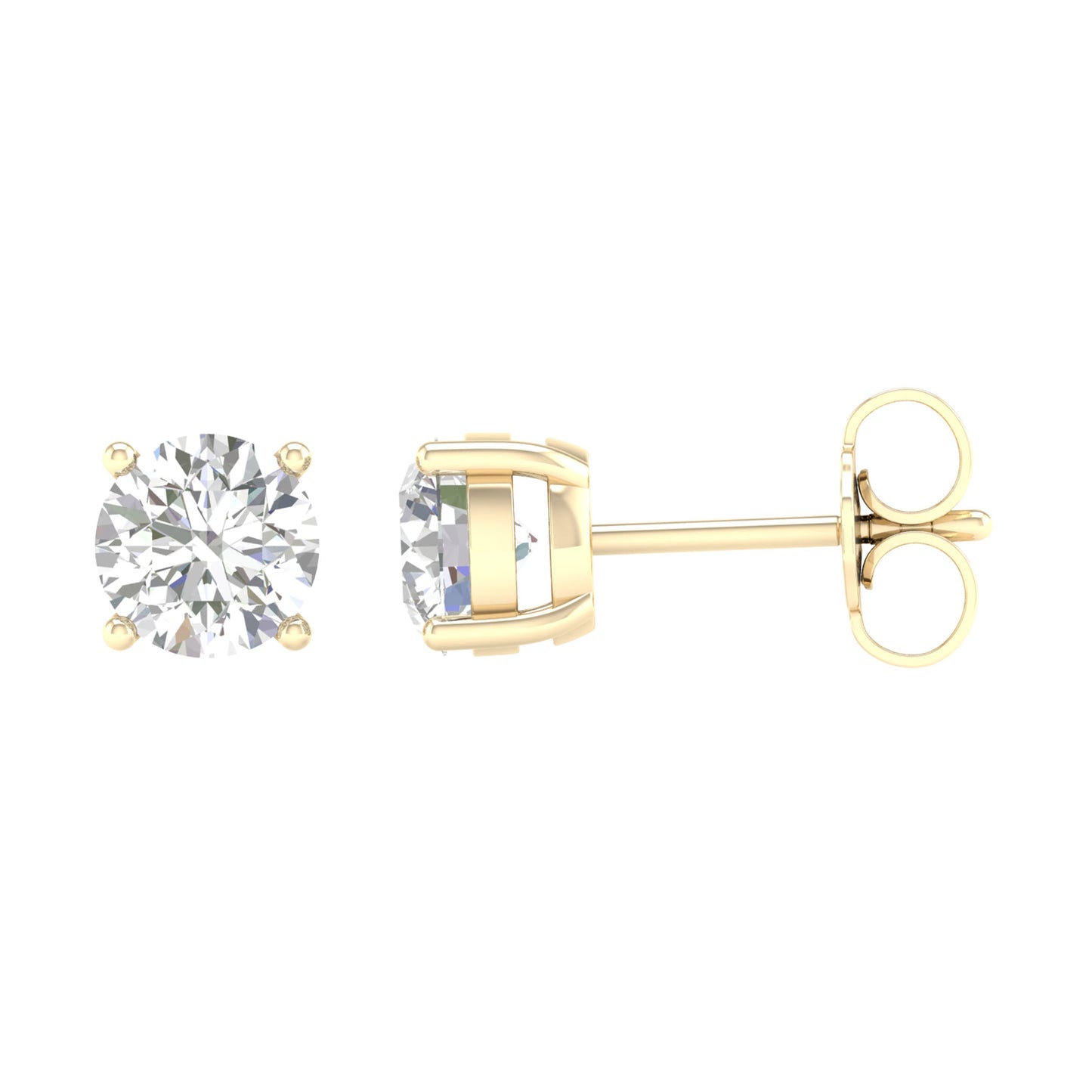 14K 2.00CT Certified Lab Grown Diamond Earring ( Igi Certified )