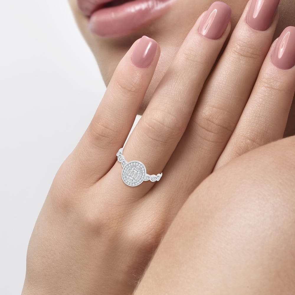 10K 0.36CT Fashion Ring