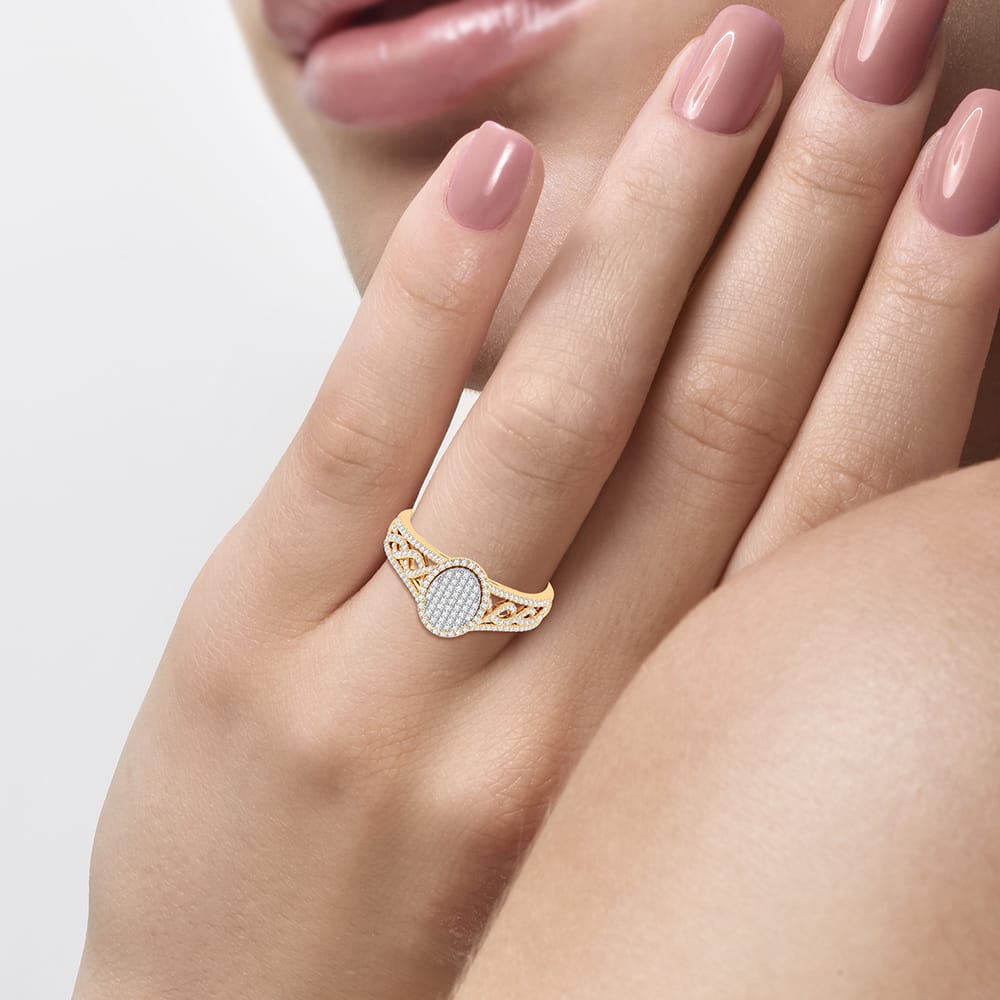 10K 0.33CT Fashion Ring