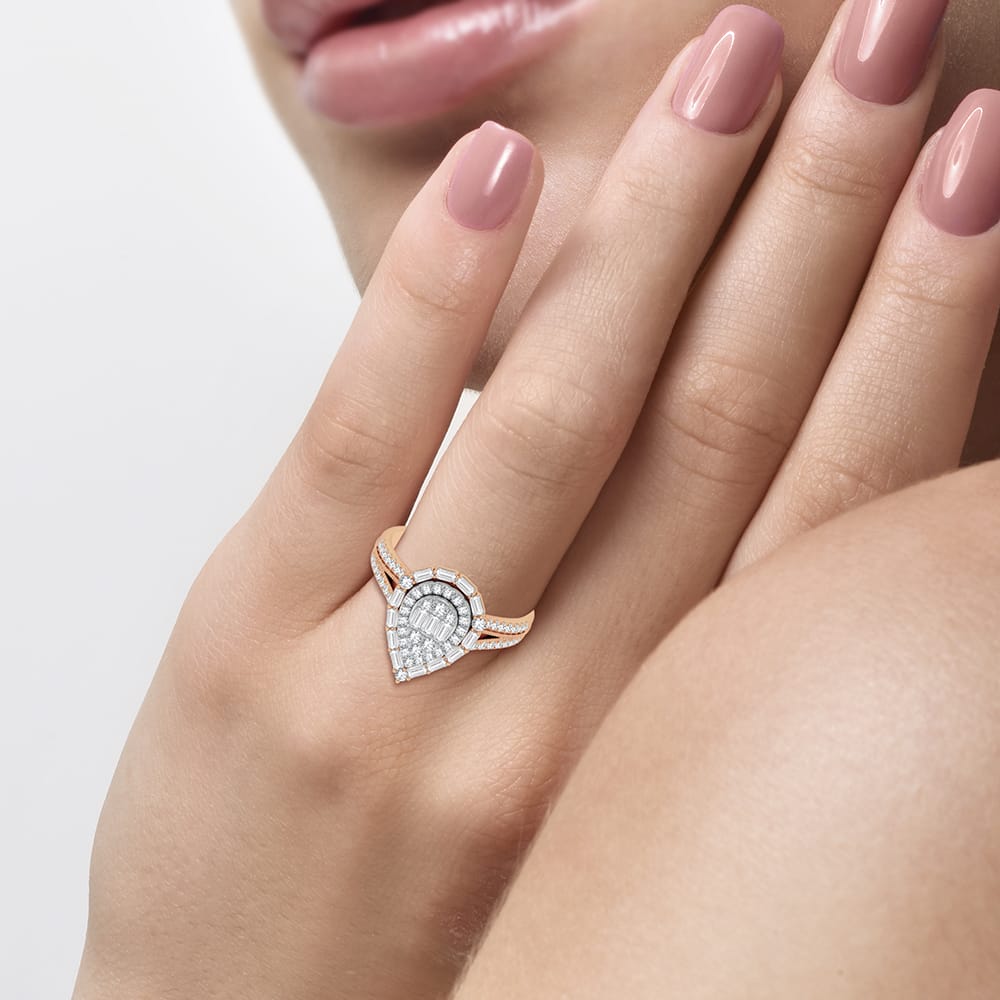 14K 0.75CT Engagement Ring