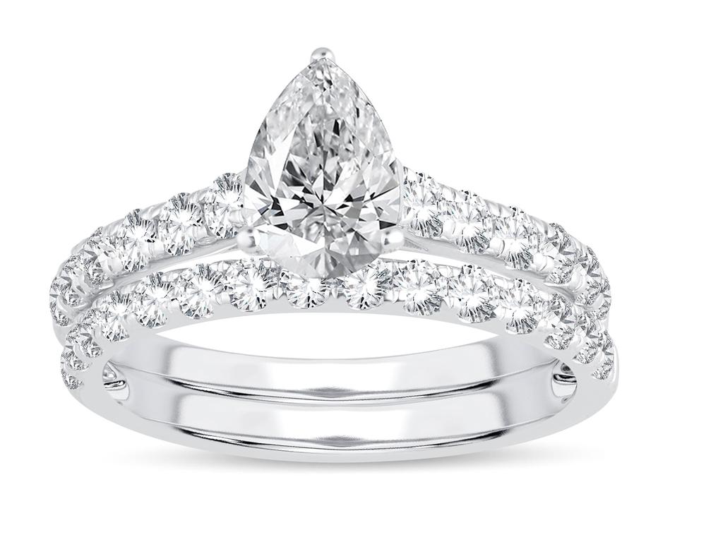 14K 2.03CT Diamond Bridal Set