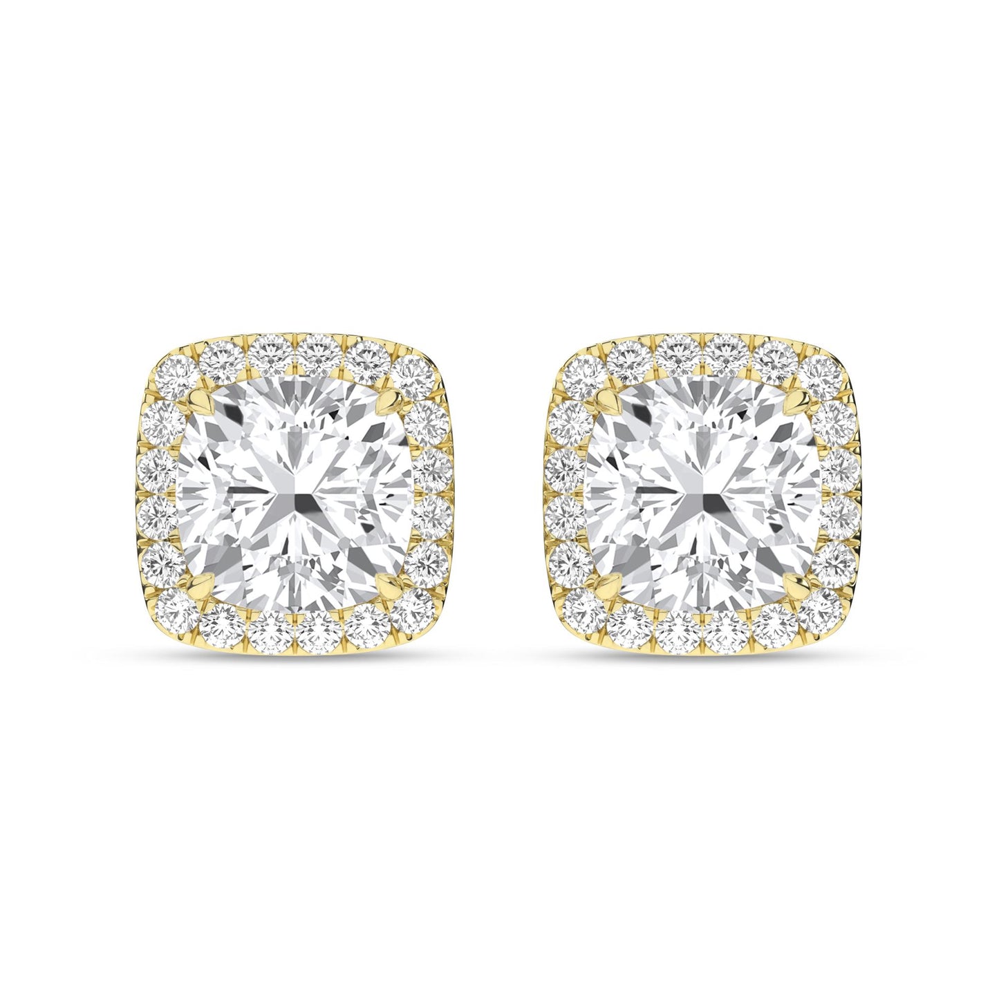 14K 2.25CT Certified Lab Grown Diamond Earrings