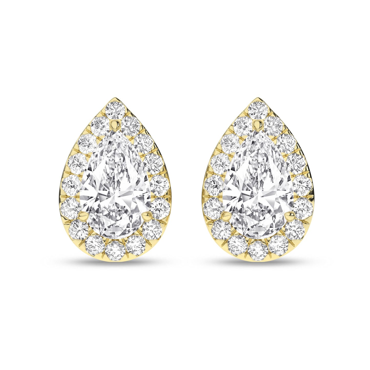 14K 2.25CT Certified Lab Grown Diamond Earrings