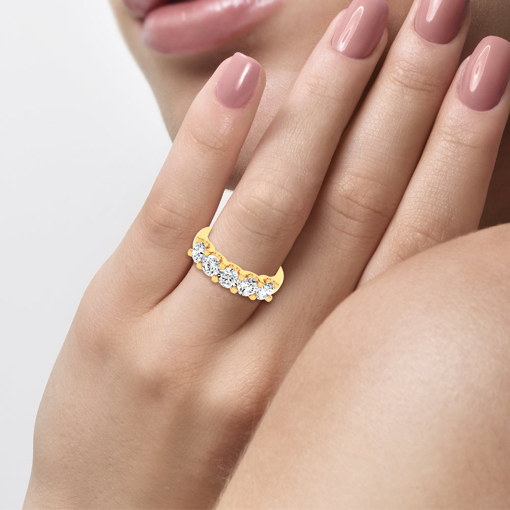 14K 2.00CT Lab Grown Diamond Band