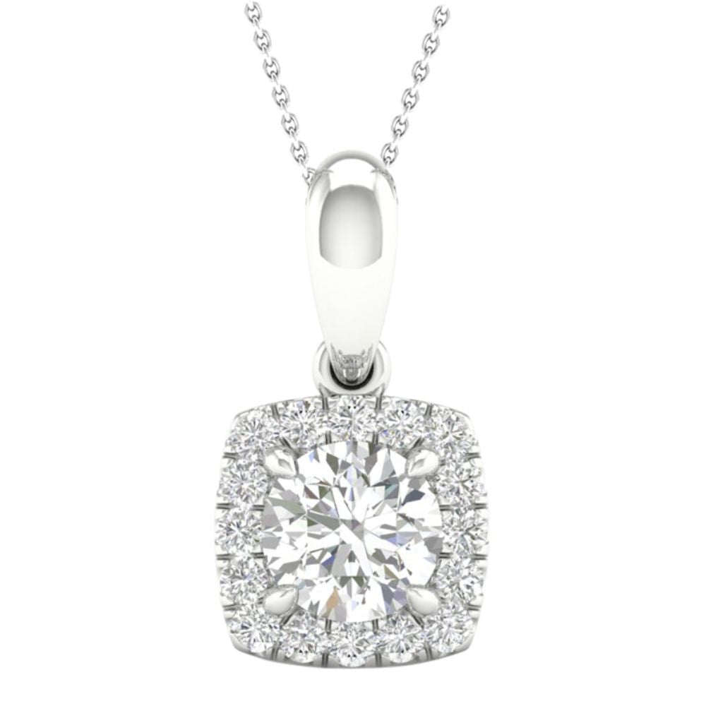 14K 0.60CT Certified Lab Grown Diamond Pendant