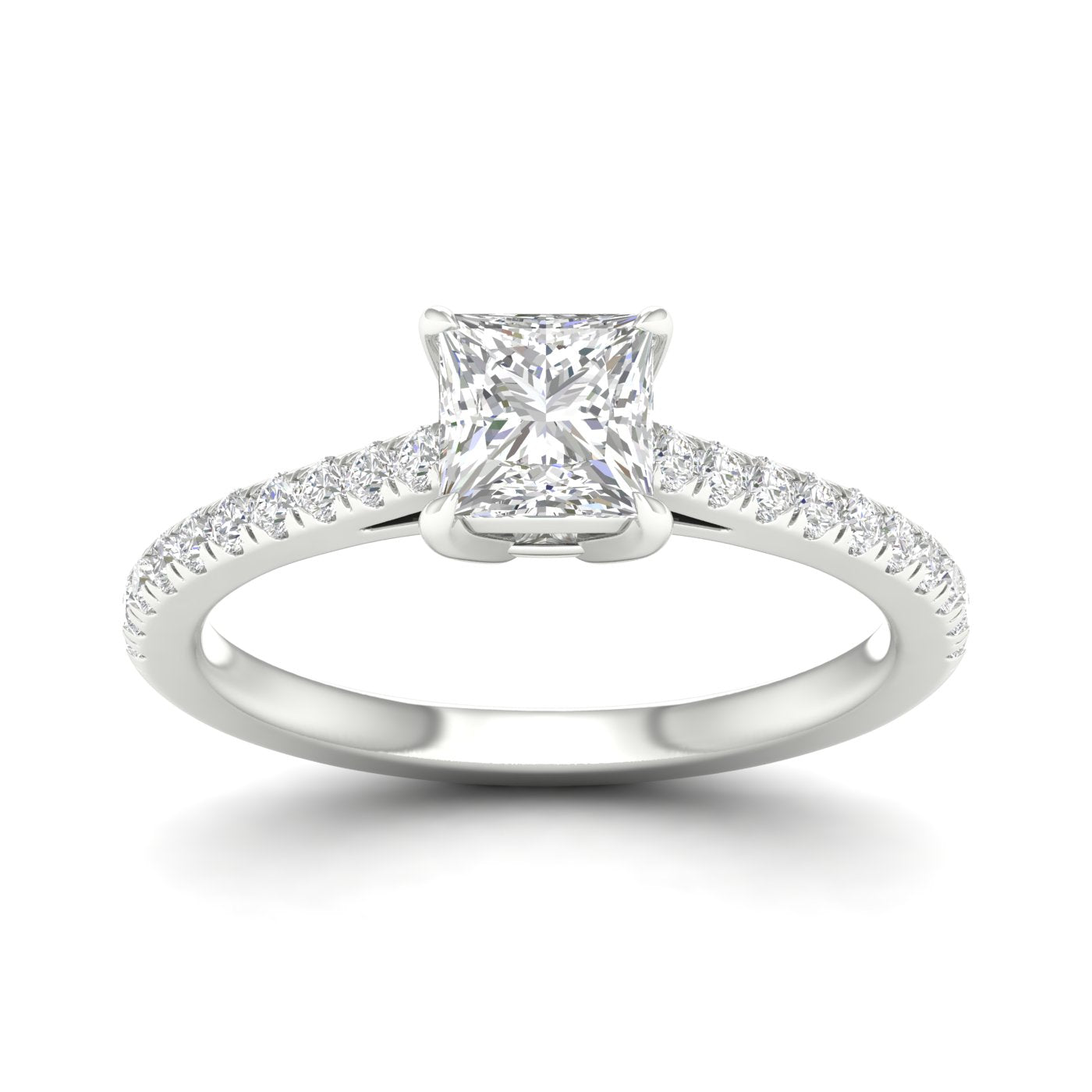 14K 1.00CT Lab Diamond Ring