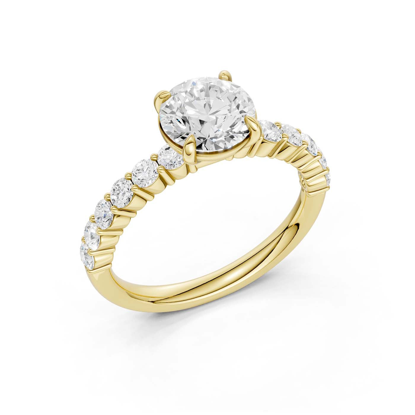 14K 2.00CT Lab Grown Diamond Engagement Ring