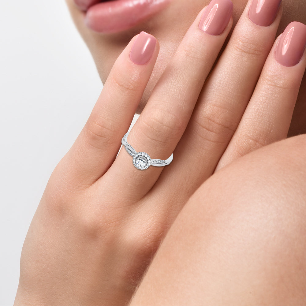 14K 0.33CT Certified Lab Grown Ring