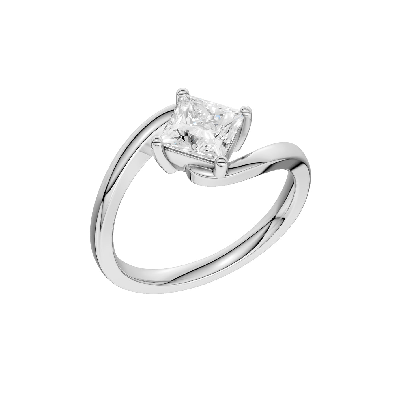 14K 1.00CT Certified Lab Grown Diamond Ring