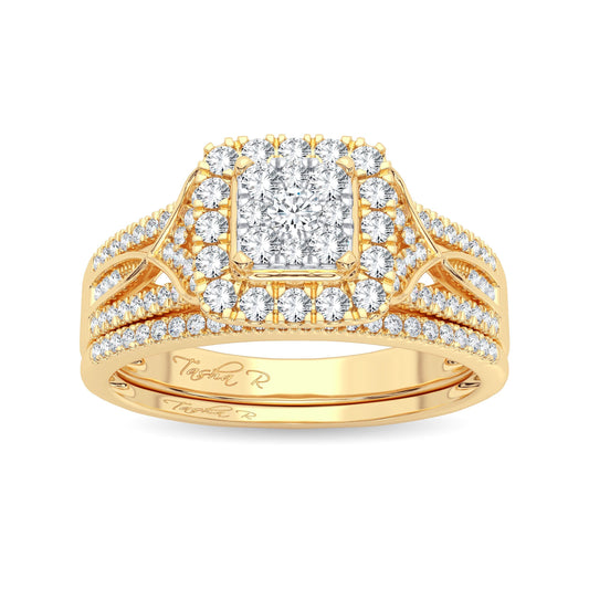 10K 0.50CT Diamond Bridal Ring
