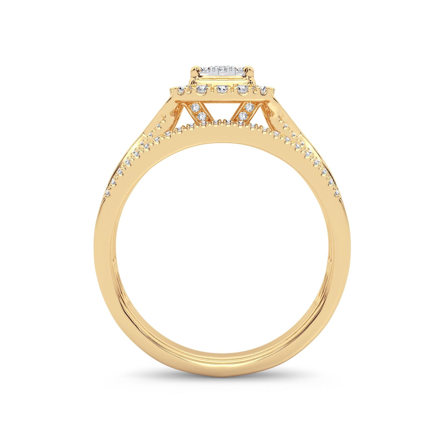 14K 0.50CT Diamond Bridal Ring