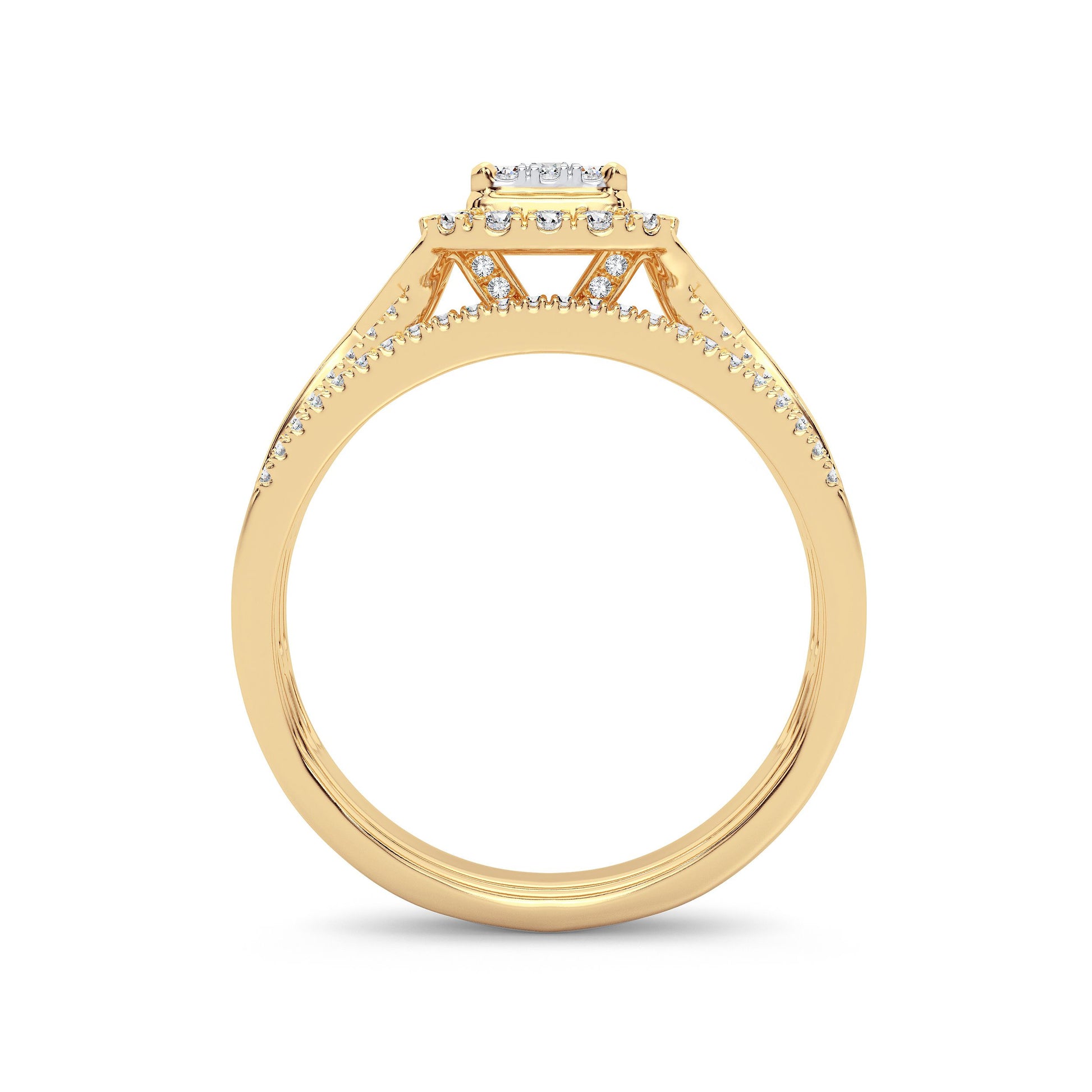 14K 0.50CT Diamond Bridal Ring